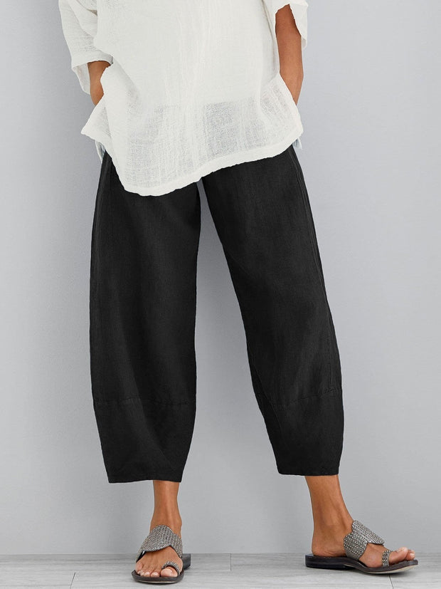 Taylah - Pantalon Ample en lin