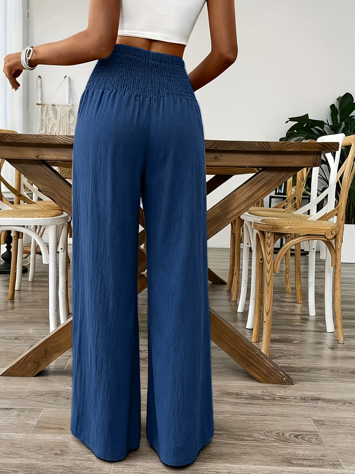 Rebeki - Pantalon Long en Coton Respirant