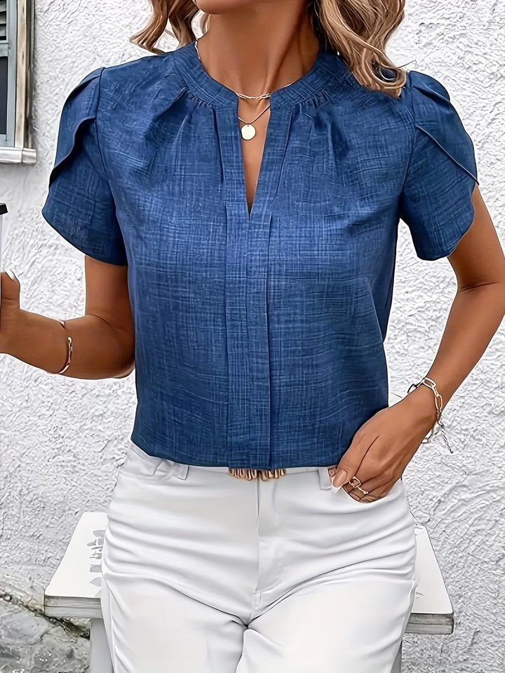 Kacey - T-shirt À Manches Courtes Et Col en V