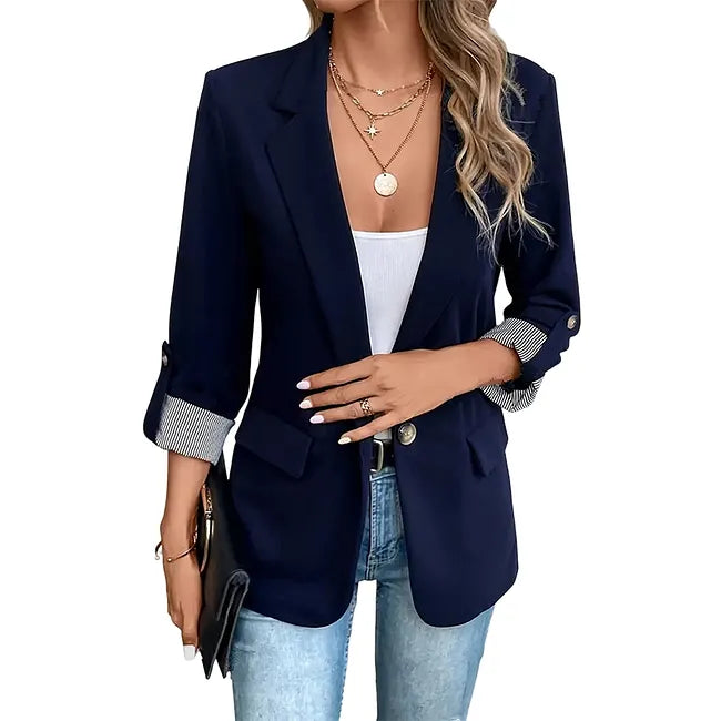 Rigieta - Blazer Décontracté À Double Boutonnage