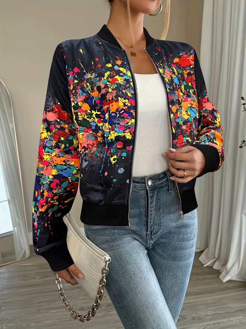 Riena - Veste À Imprimé Tie-dye Aux Couleurs Vives