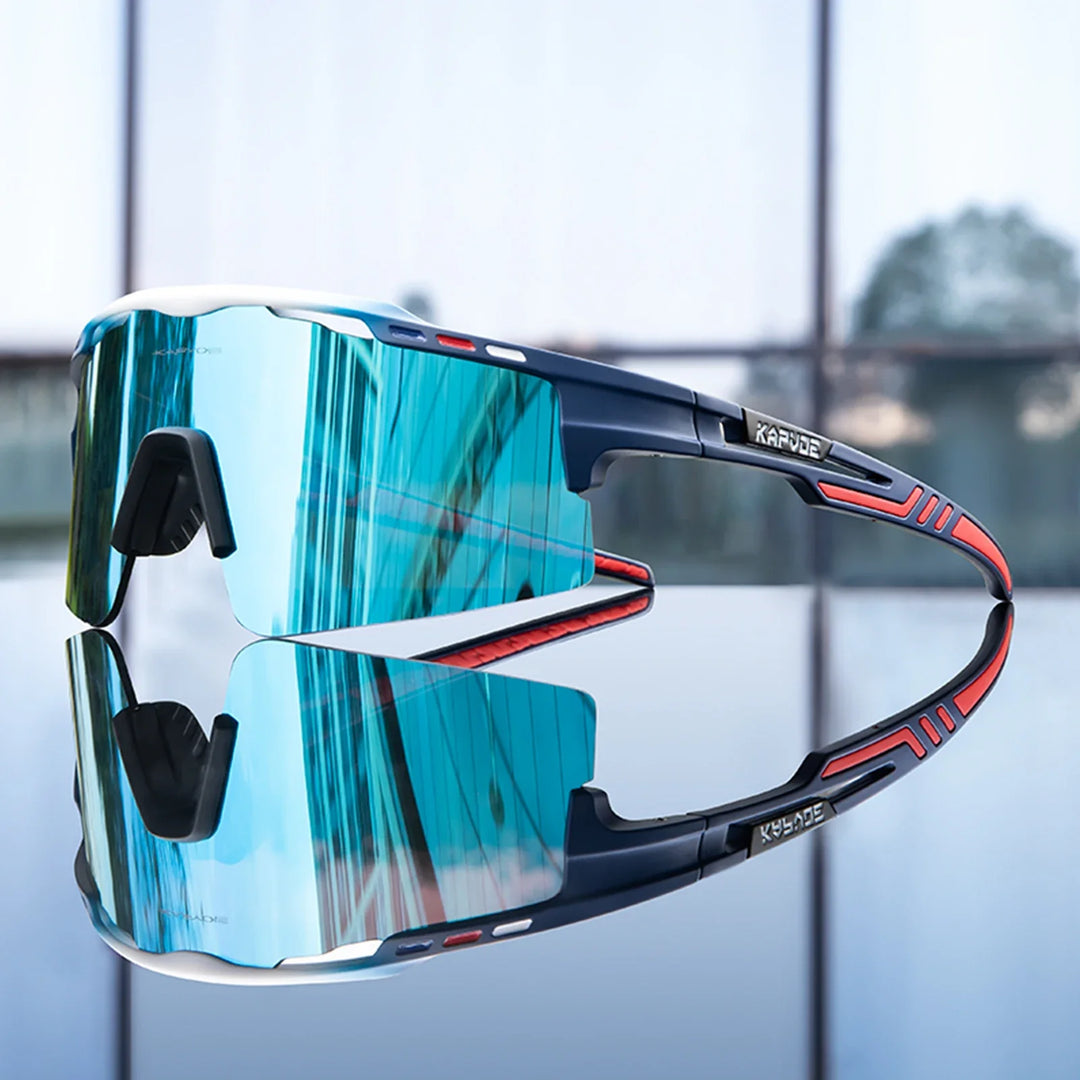 Aerovex - Lunettes De Vélo Enveloppantes À Verres Miroités
