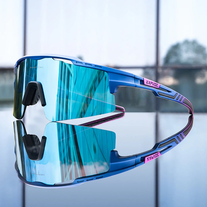 Aerovex - Lunettes De Vélo Enveloppantes À Verres Miroités