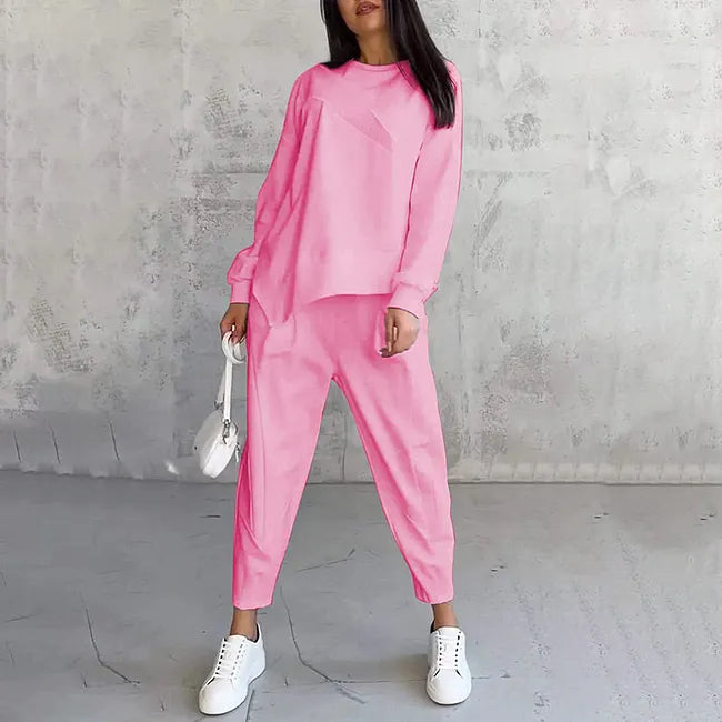 Tashia - Ensemble Décontracté Composé d'un Sweat à Manches Longues et d'un Pantalon de Jogging