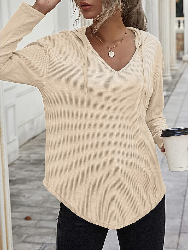 Seonie - Manches Longues Sweat À Capuche À Col en V
