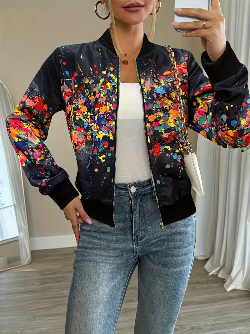 Riena - Veste À Imprimé Tie-dye Aux Couleurs Vives