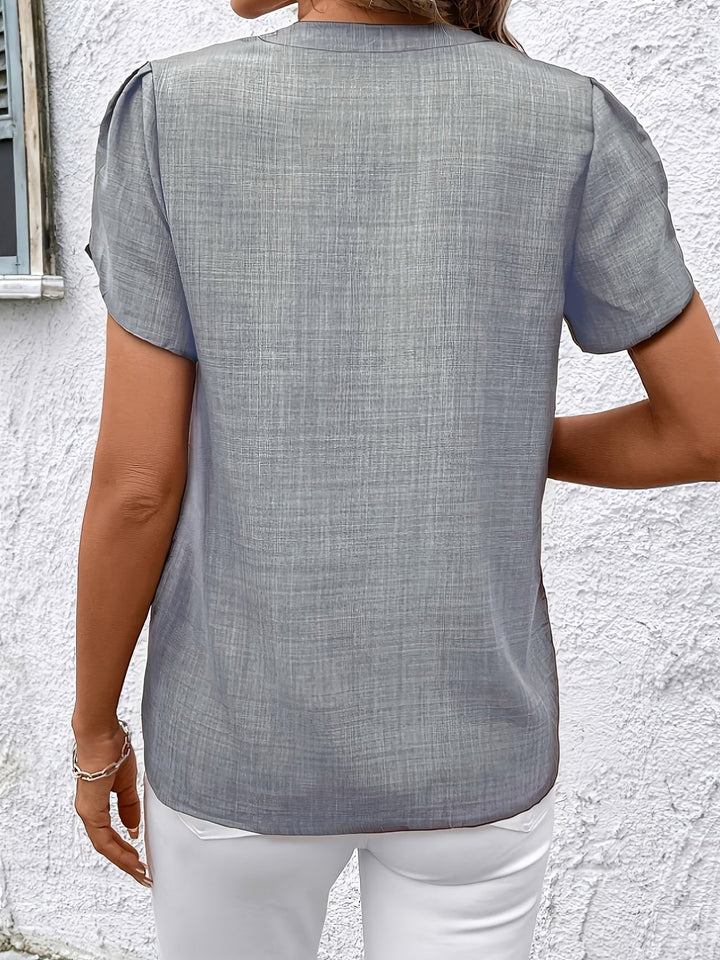 Kacey - T-shirt À Manches Courtes Et Col en V
