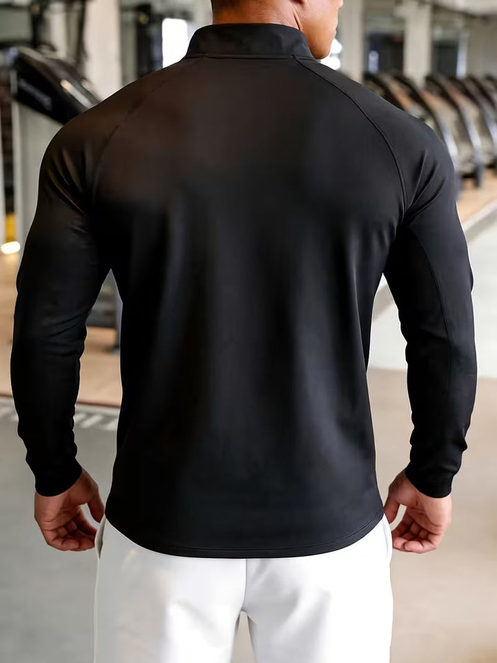 Zerdan - Sweat-shirt À Manches Longues Et Demi-zip