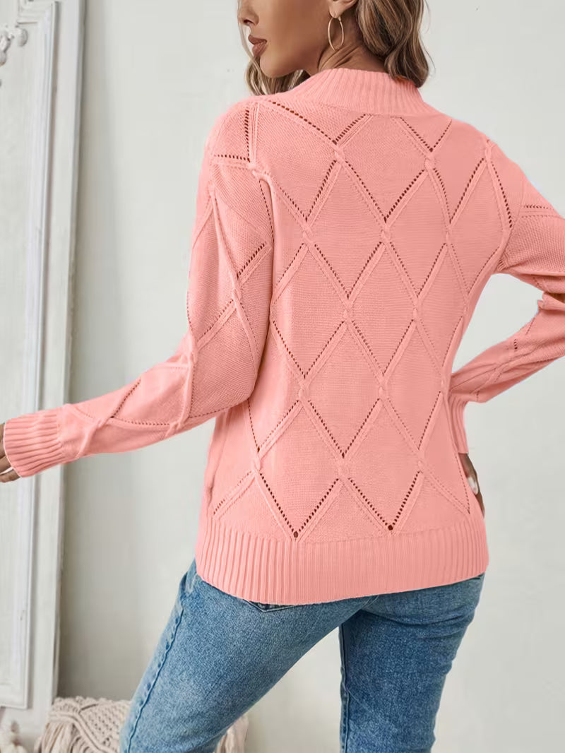 Filisha - Pull en Maille À Col Rond