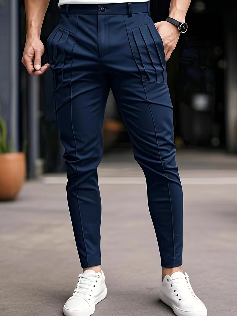 Altmann - Pantalon Slim à Poches et Plis