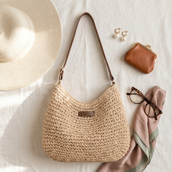 Liisi - Sac À Bandoulière Tissé Élégant