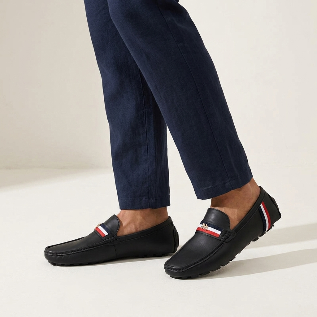 Javon - Mocassins Confortables À Rayures