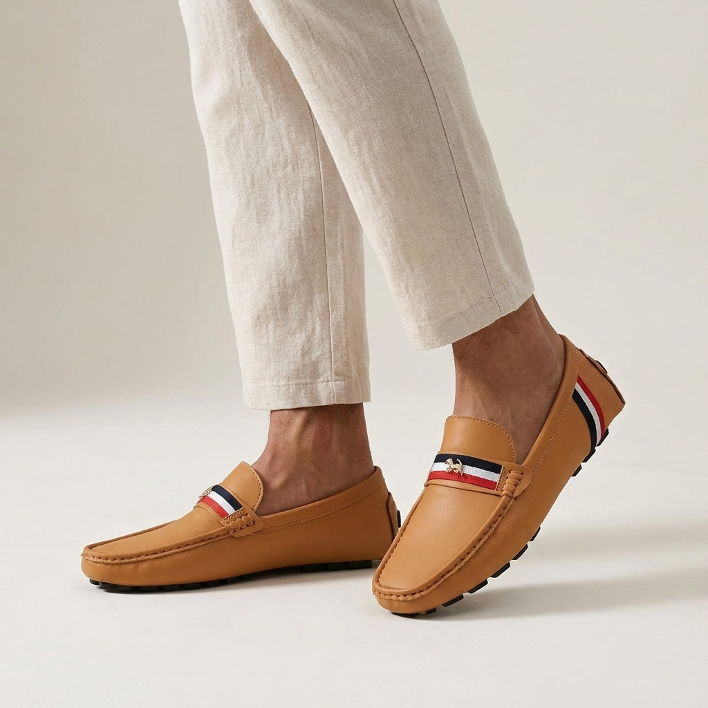 Javon - Mocassins Confortables À Rayures