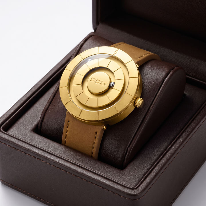 Shoib - Montre Avec Affichage De L'heure Et Perle Magnétique
