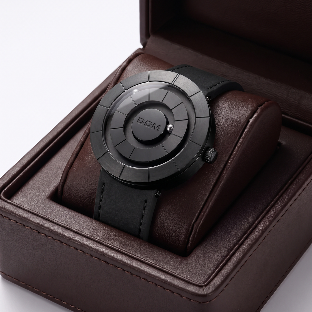 Shoib - Montre Avec Affichage De L'heure Et Perle Magnétique