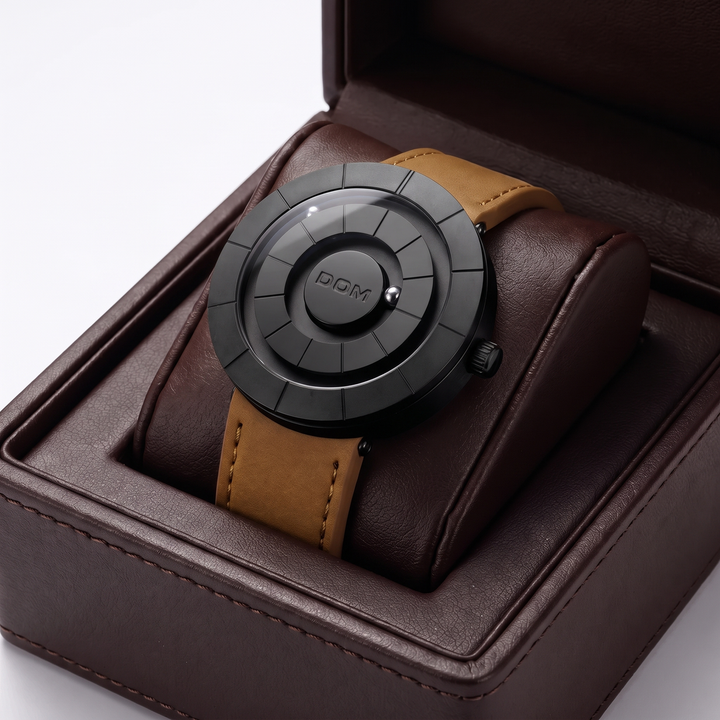 Shoib - Montre Avec Affichage De L'heure Et Perle Magnétique