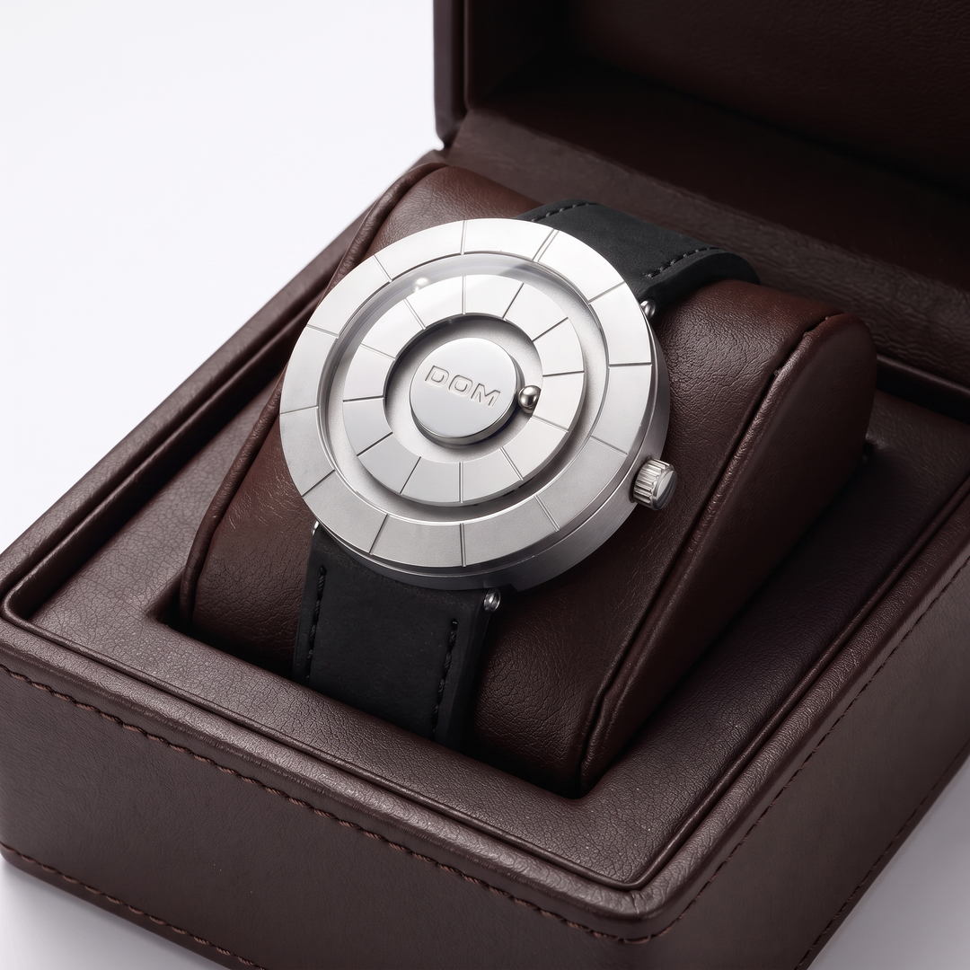 Shoib - Montre Avec Affichage De L'heure Et Perle Magnétique