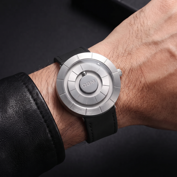 Shoib - Montre Avec Affichage De L'heure Et Perle Magnétique