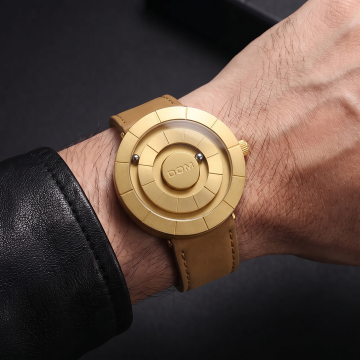 Shoib - Montre Avec Affichage De L'heure Et Perle Magnétique