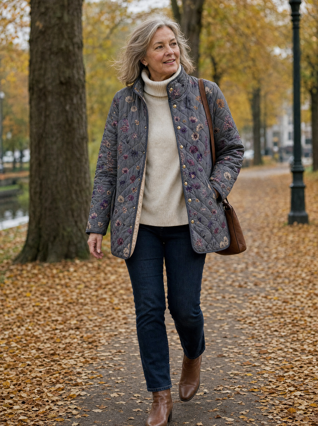 Kizil - Manteau Matelassé À Imprimé Floral