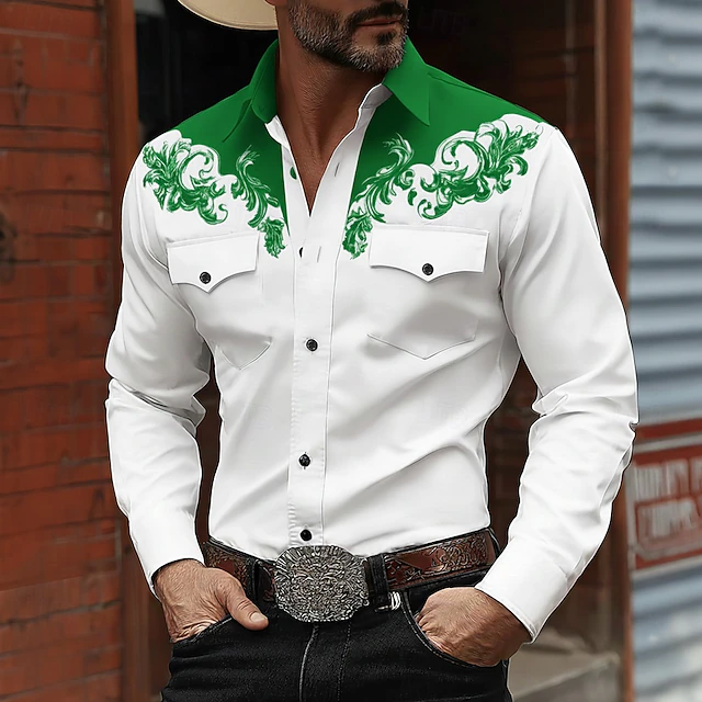Leif - Chemise Classique De Style Western