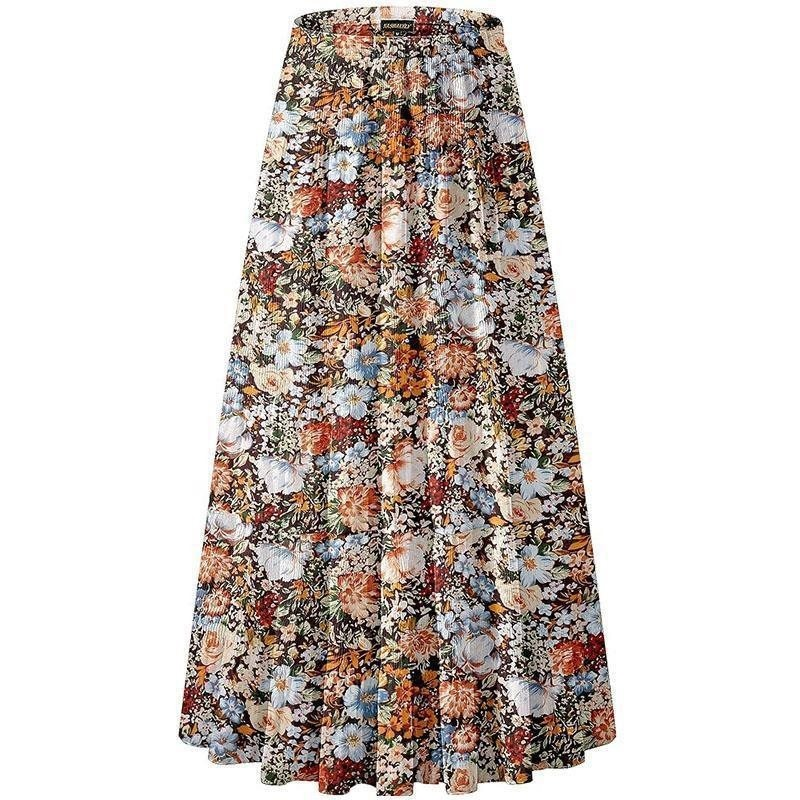 Zolina - Jupe À Imprimé Floral Avec Taille Élastiquée