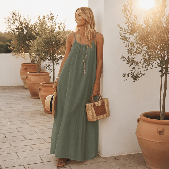 Diandra - Robe Longue Élégante Dos Nu