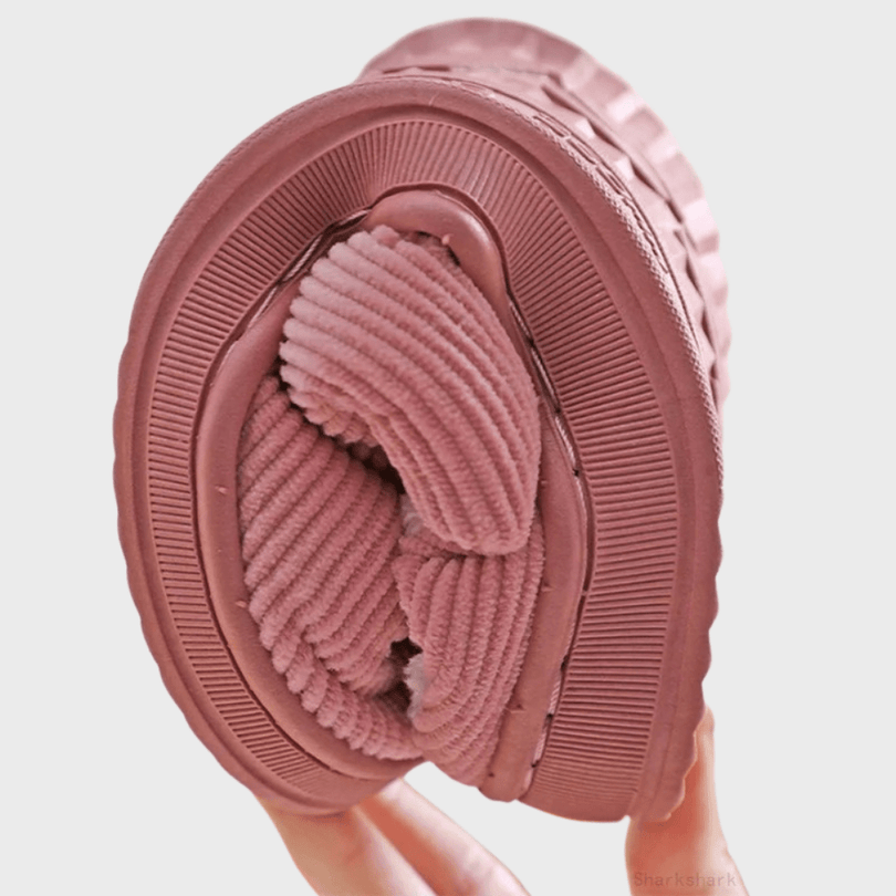 Sunika - Chaussons Fermés Doublés de Polaire Chaude