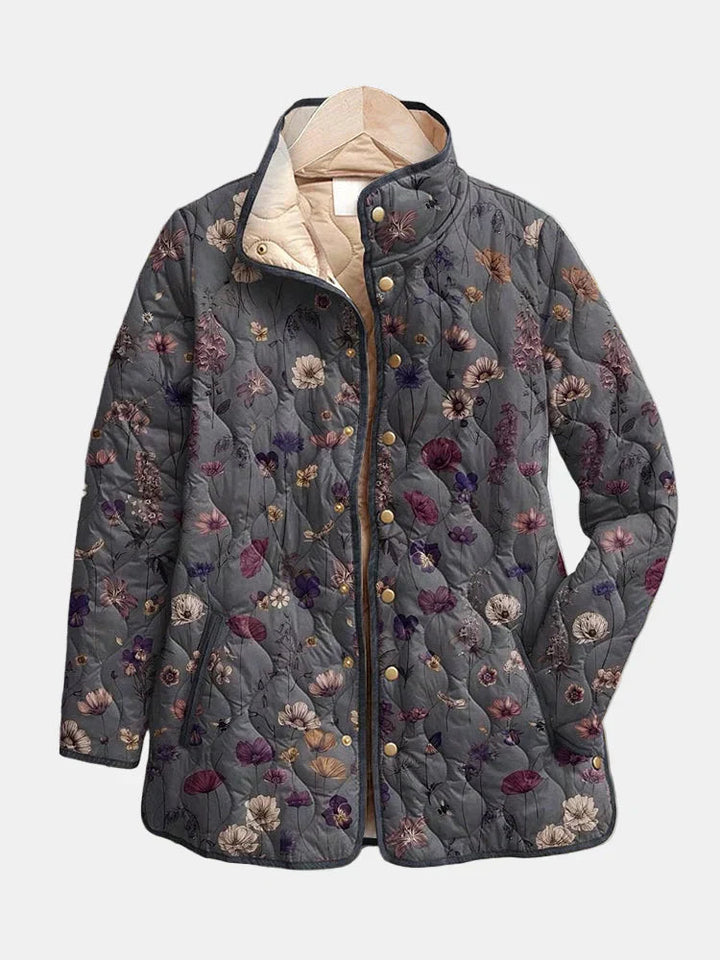 Kizil - Manteau Matelassé À Imprimé Floral