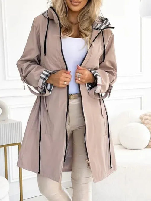 Liaa - Trench-Coat À Capuche Coupe-Vent Et Imperméable