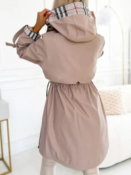 Liaa - Trench-Coat À Capuche Coupe-Vent Et Imperméable