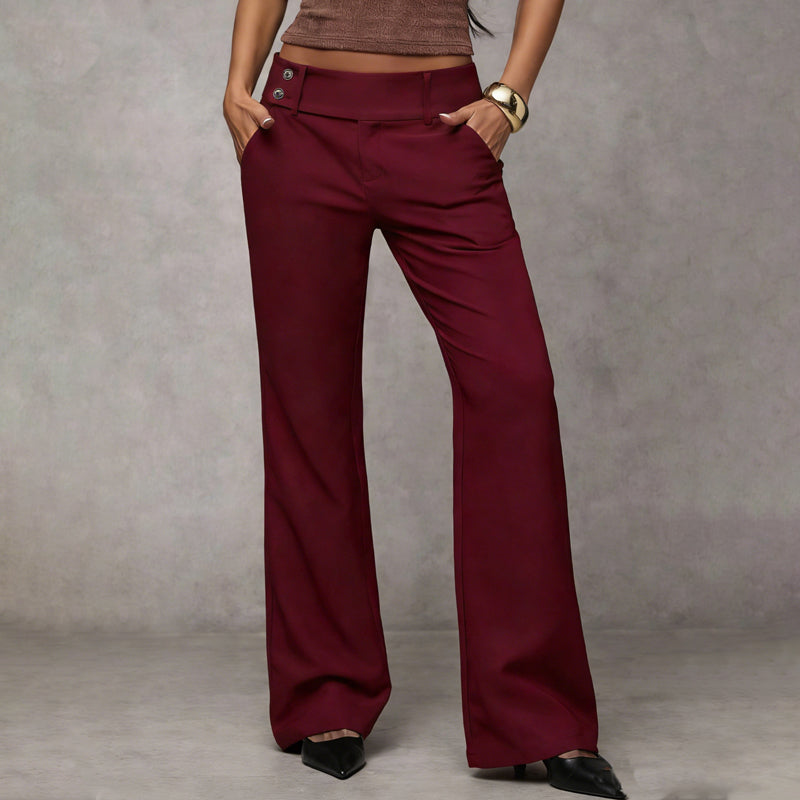 Savena - Pantalon De Costume Évasé À Jambes Larges