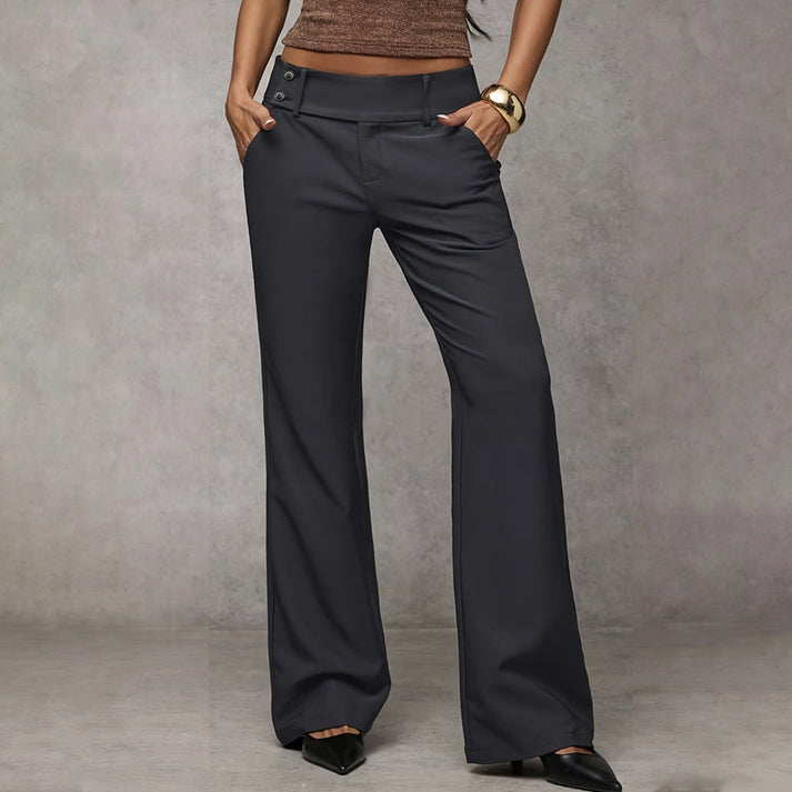 Savena - Pantalon De Costume Évasé À Jambes Larges