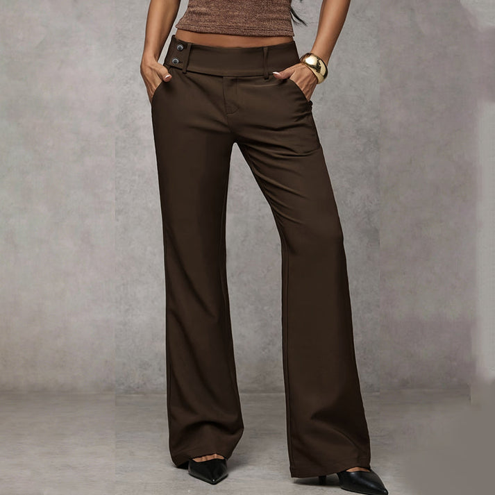 Savena - Pantalon De Costume Évasé À Jambes Larges