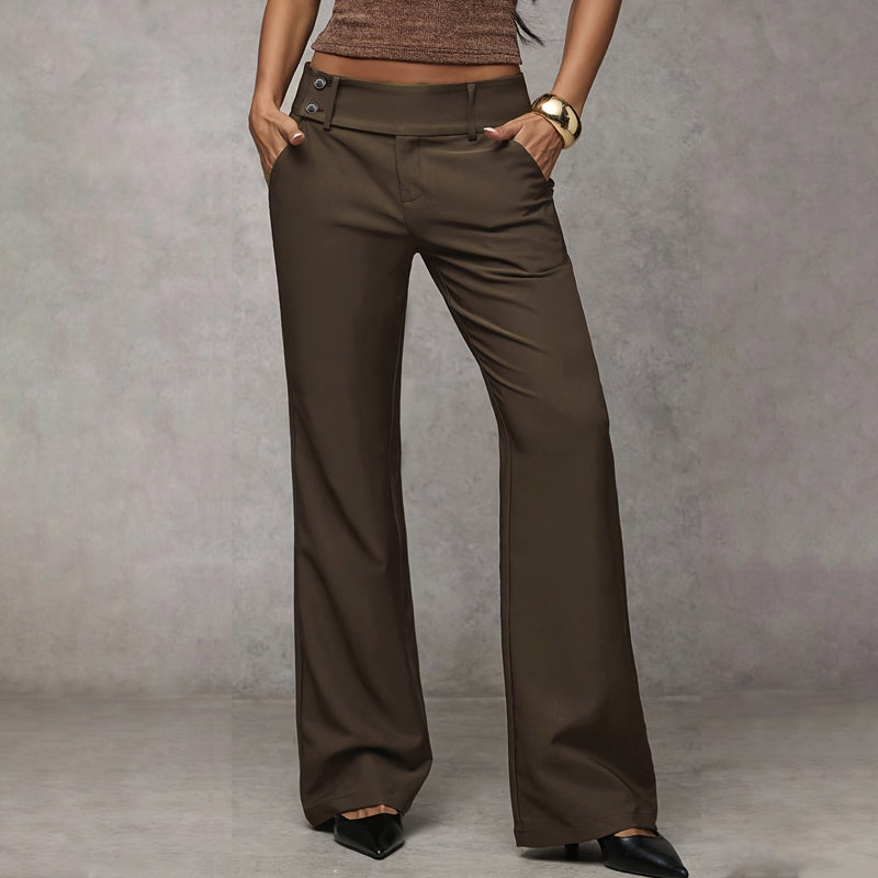 Savena - Pantalon De Costume Évasé À Jambes Larges