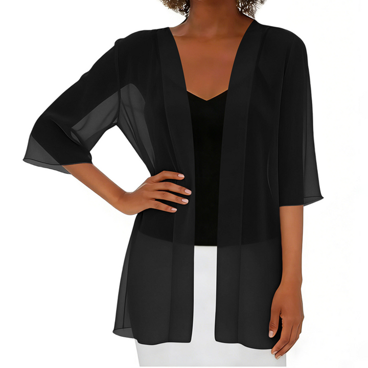 Paolaa - Cardigan Iéger Transparent et Ajouré