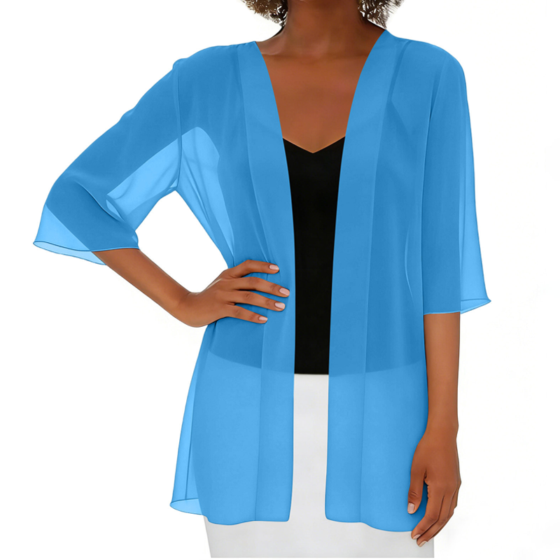 Paolaa - Cardigan Iéger Transparent et Ajouré