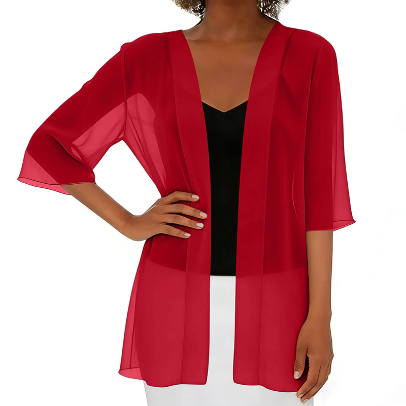 Paolaa - Cardigan Iéger Transparent et Ajouré