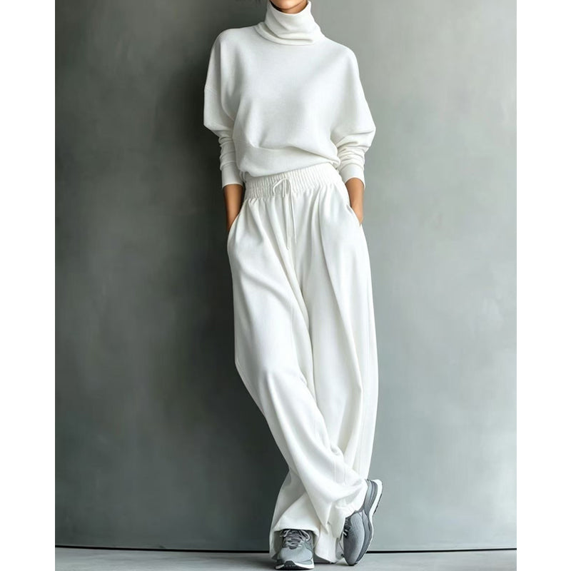 Phylles - Ensemble Deux Pièces à Col Roulé et Pantalon Large