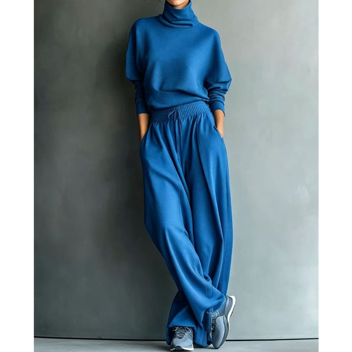 Phylles - Ensemble Deux Pièces à Col Roulé et Pantalon Large