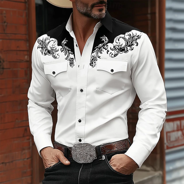 Leif - Chemise Classique De Style Western