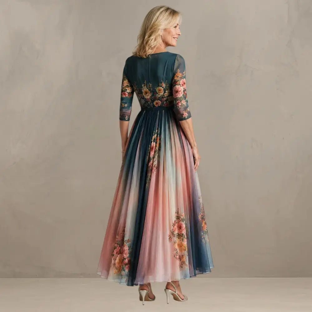 Willemse - Robe Bohème à Grands Motifs Floraux