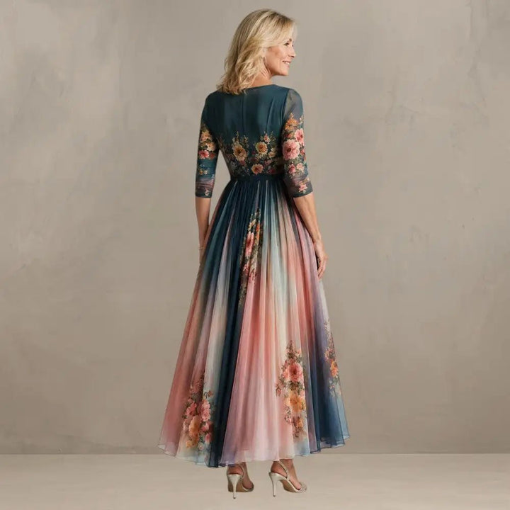 Willemse - Robe Bohème à Grands Motifs Floraux