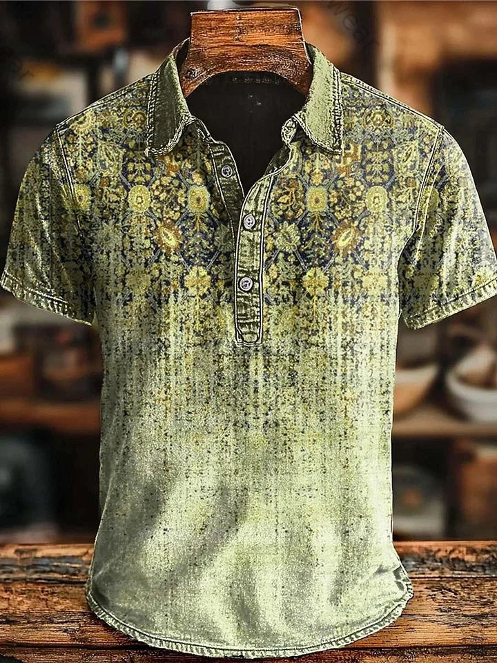 Vishal - Polo Rétro Avec Dégradé